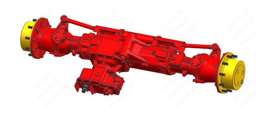 CF平台收成机械后驱动桥